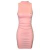 Korean High-End Women's Sexy Sleeveless High-Neck Bodycon Dress