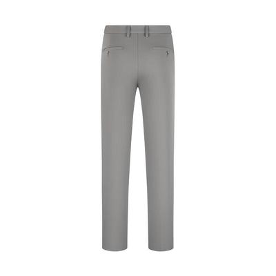 Septwolves Men's Silk Blend Four-Way Stretch Straight-Leg Casual Pants