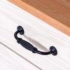 Black Wardrobe Knob Heavy Type Metal Handle Furniture Handle for Cabinets Drawers Closets Contemporary Home Decoration