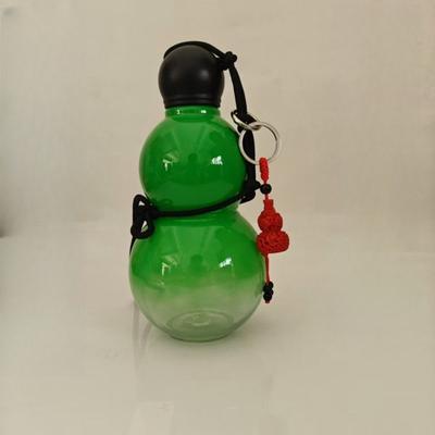 Vintage Chinese Retro-Inspired Gourd Water Bottle Large Capacity 800ML Wine Bottle Durable PC Water Kettle Boys Gift