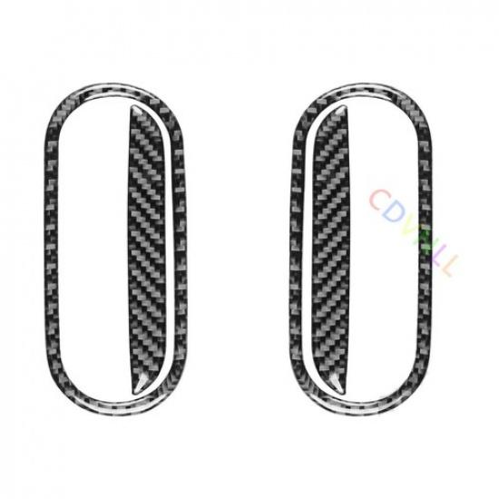 4Pcs Carbon Fiber Door Handle Panel Cover Trim For Mazda MX-5 Miata 2009-2015