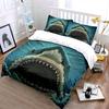 Shark Face Underwater Design. Bedding Sets Duvet Cover Sets Duvet Covers Pillowcases(1 * Duvet Cover 2 * Pillowcases, Without Duvet Insert)