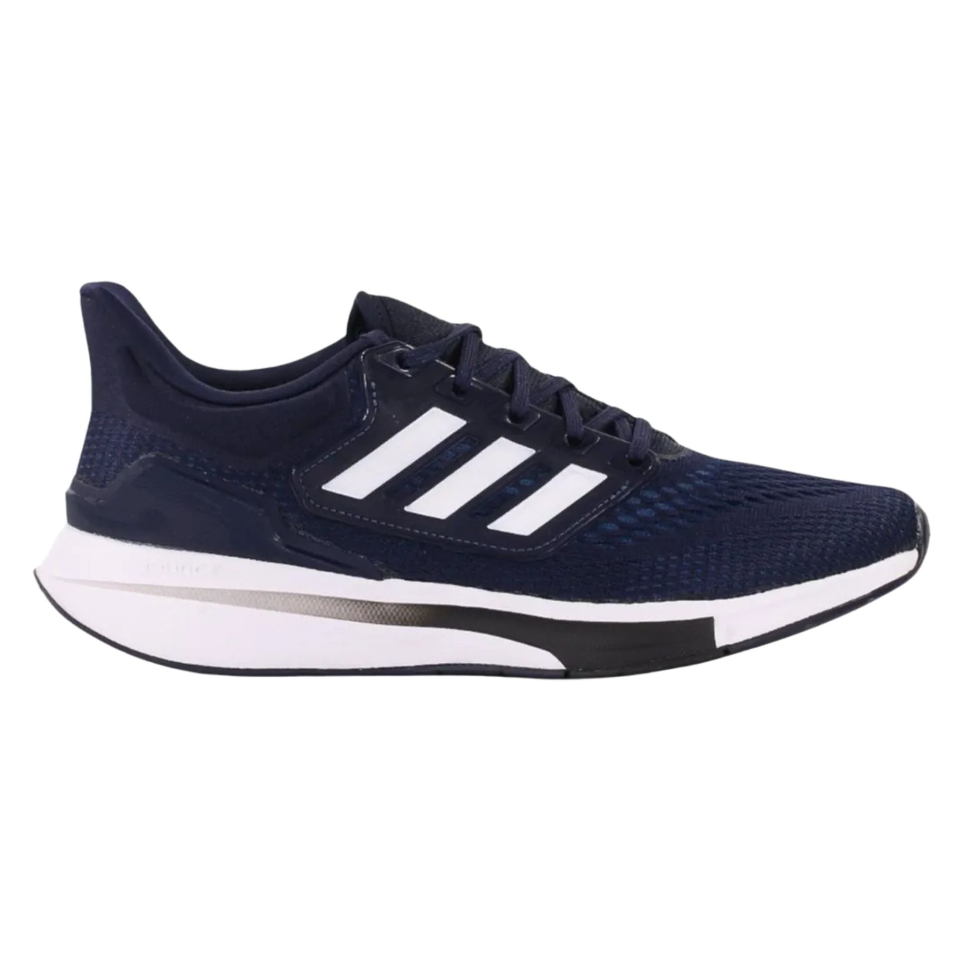 

Мужские кроссовки для бега adidas EQ21 RUN черные р. 44 ⅔ 44 2/3 чёрный