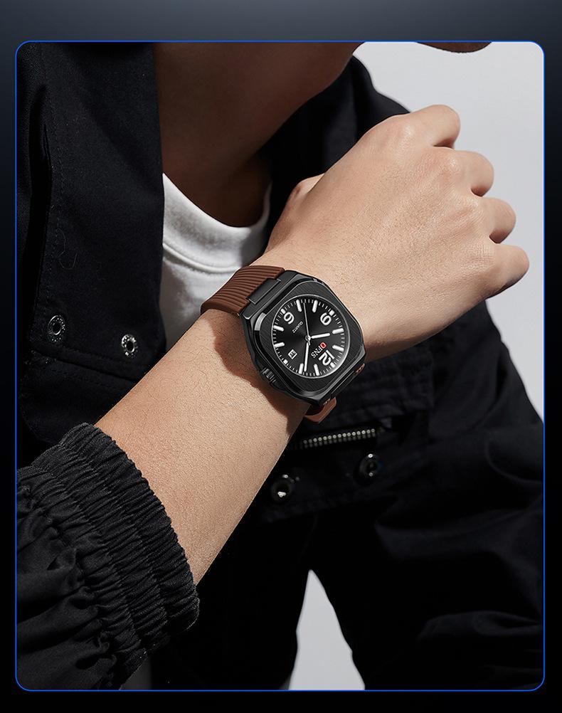 Ofns Men's Waterproof Business Watch, Bestseller, Square/Round Dial, Classic Single Calendar