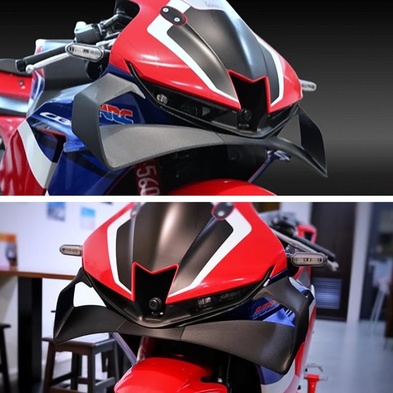 For CBR600RR 2020 2021 2022 2023 2024 2025 Motorcycle Accessories Fixed wing fairing Small wing spoiler Aerodynamic wing