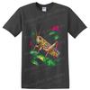 Grasshopper Insect Botanical Art T Shirt Colorful Wild Nature Garden Graphic Tee