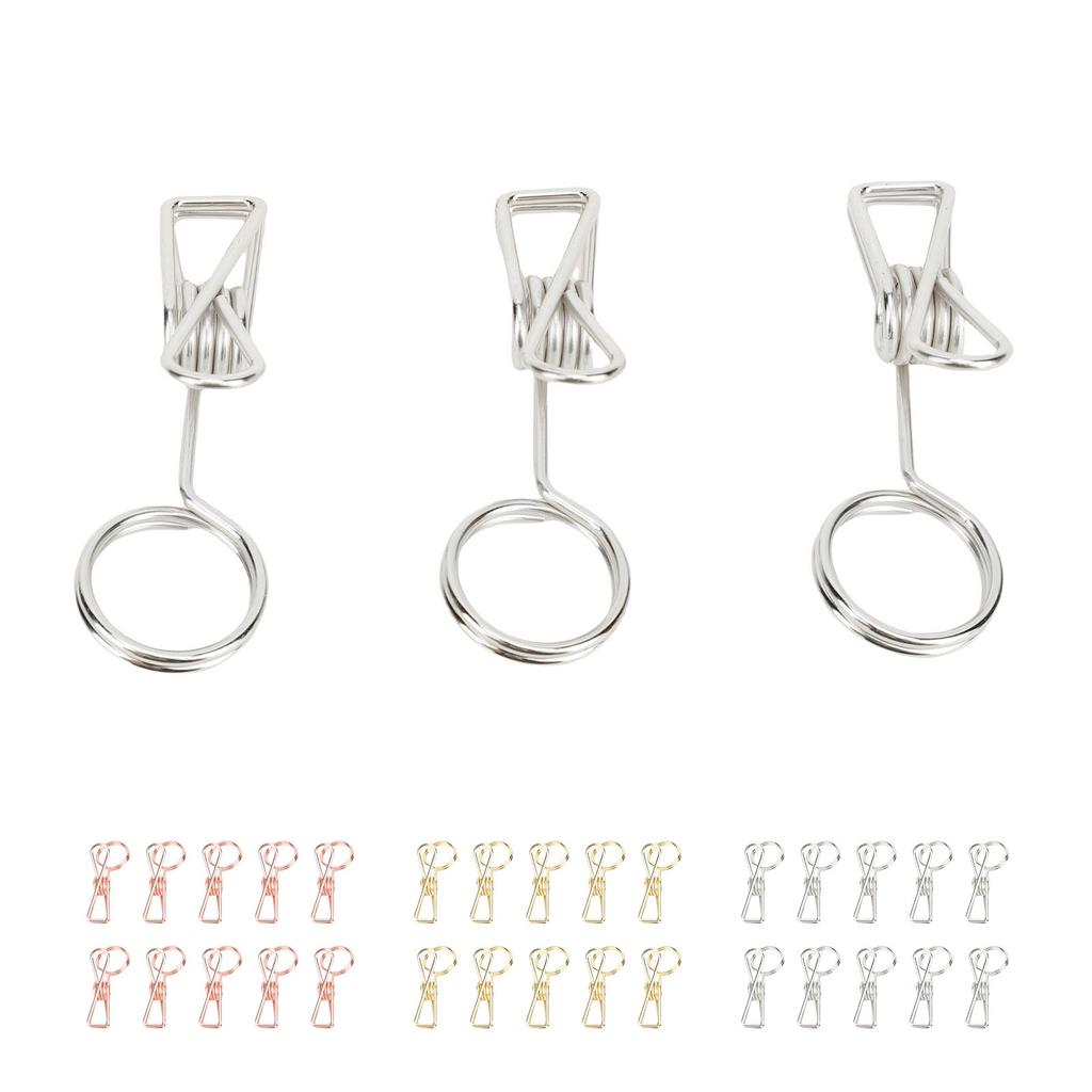 10 Pezzi Clip per Segnaposto Tavolo Metalliche Riutilizzabili Supporto Display Numero Menu da Scrivania per Matrimoni Eventi Ristoranti