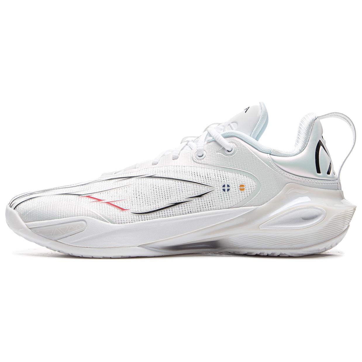 

New LiNing Flash Strike 11 Supportive And Elastic Low Top Basketball Shoes Men s Standard White ABAU053-13 43