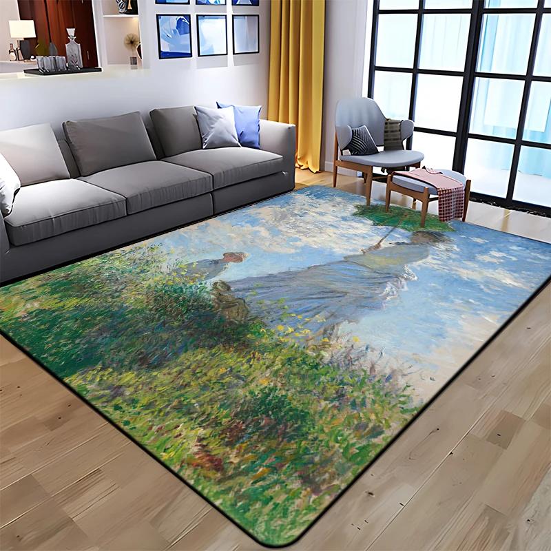 

Ковер Звездная ночь Ван Гог Художественная живопись Коврики для ванной Нескользящие Коврики для спальни Приветственный коврик Декоративный ковер для пола для гостиной 40x60cm