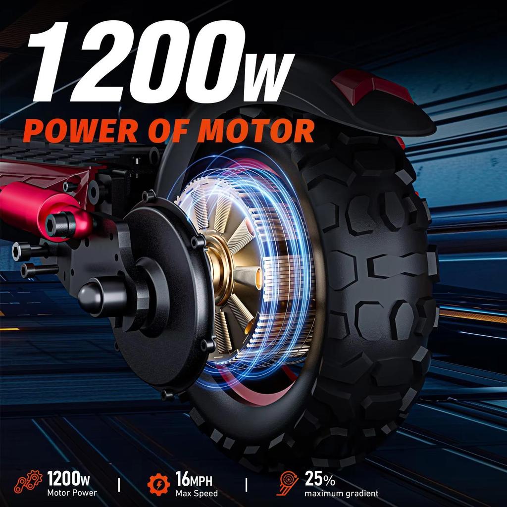 2026 Neuer E-Scooter J11 Max Faltbarer Elektroroller 1200W Motor 48V18AH 10-Zoll-Reifen Reise für Erwachsene mit Sitz 30-40 Meilen Elektroroller