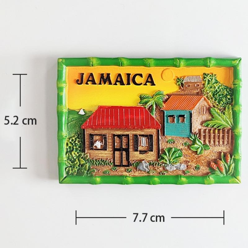 

Jamaica Travelling Souvenirs Fridge Magnets Home Decor Refrigerator Stickers Wedding Gifts Photo Wall Magnetic Stickers