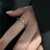 Niche Design Open Mouth Ring Simple English Graffiti Ring Fashion Mobius Ring  Men/Women
