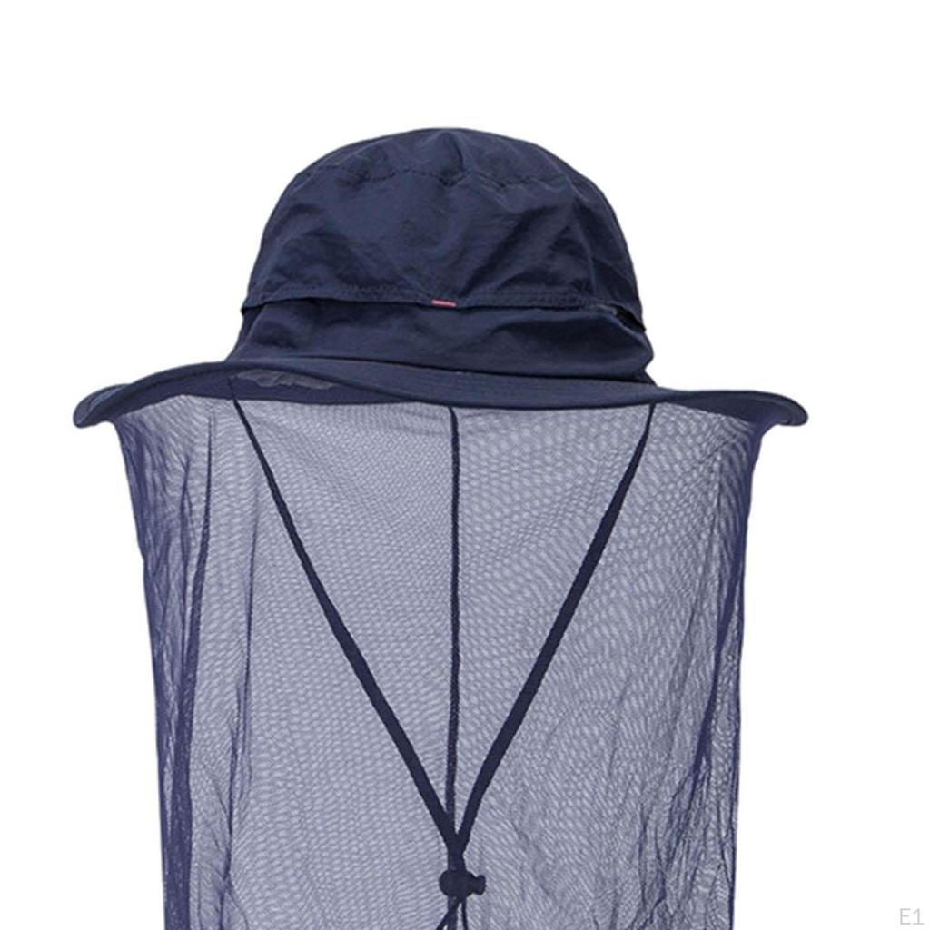 Imkerkappe Hut mit Netz Verstellbar Schützend Fischernetz Sonne für Outdoor