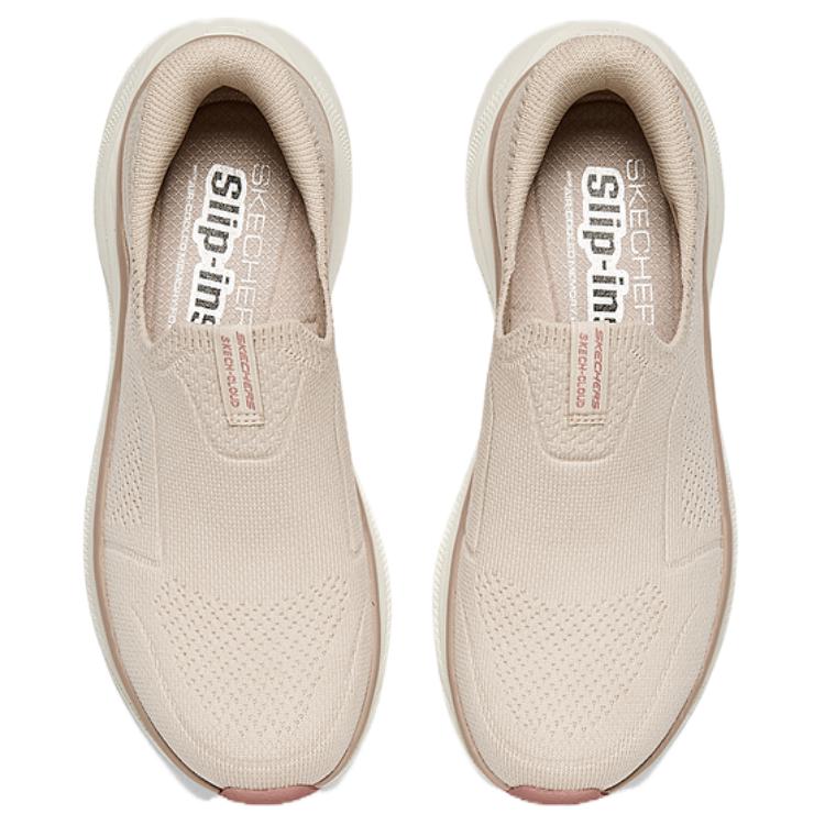 Skechers Scarpe da Ginnastica Comode Versatili per Camminare Donna Grigio Chiaro Marrone 150566-NTTP