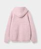 Yujen Eug Raglan Boucle Hoodie Knit_Pink