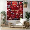 Arsenal Custom Ditt Navn Vægdekoration Vægtæppe Kunst Til Kæledyrsminde Fødselsdag Bryllupsfest Baggrund Familiegave