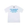 MLB Los Angeles Dodgers American Vintage Basic Solid Color Printed Short Sleeve T-Shirt Unisex Tops White 31TS04031-07W