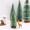 40-10cm Mini Pine Christmas Tree Artificial Tabletop Decorations Festival Plastic Miniature Trees New Year Xmas Party Ornaments