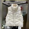 Down Cotton Vest Women's Spring and Autumn Vest Short Warm All-match Waistcoat Tide