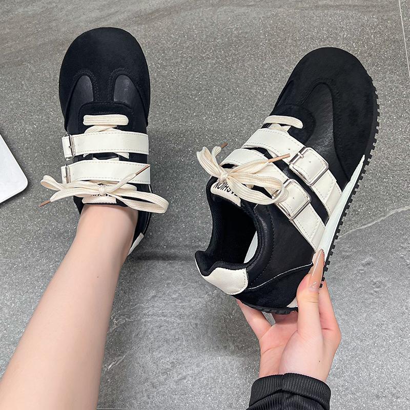 Fashion Women's Sneaker Women's Sports Shoes Autumn 2025 Flats Platform Woman Shoes Casual Walking Comfortable Lace Up Zapatos De Mujer