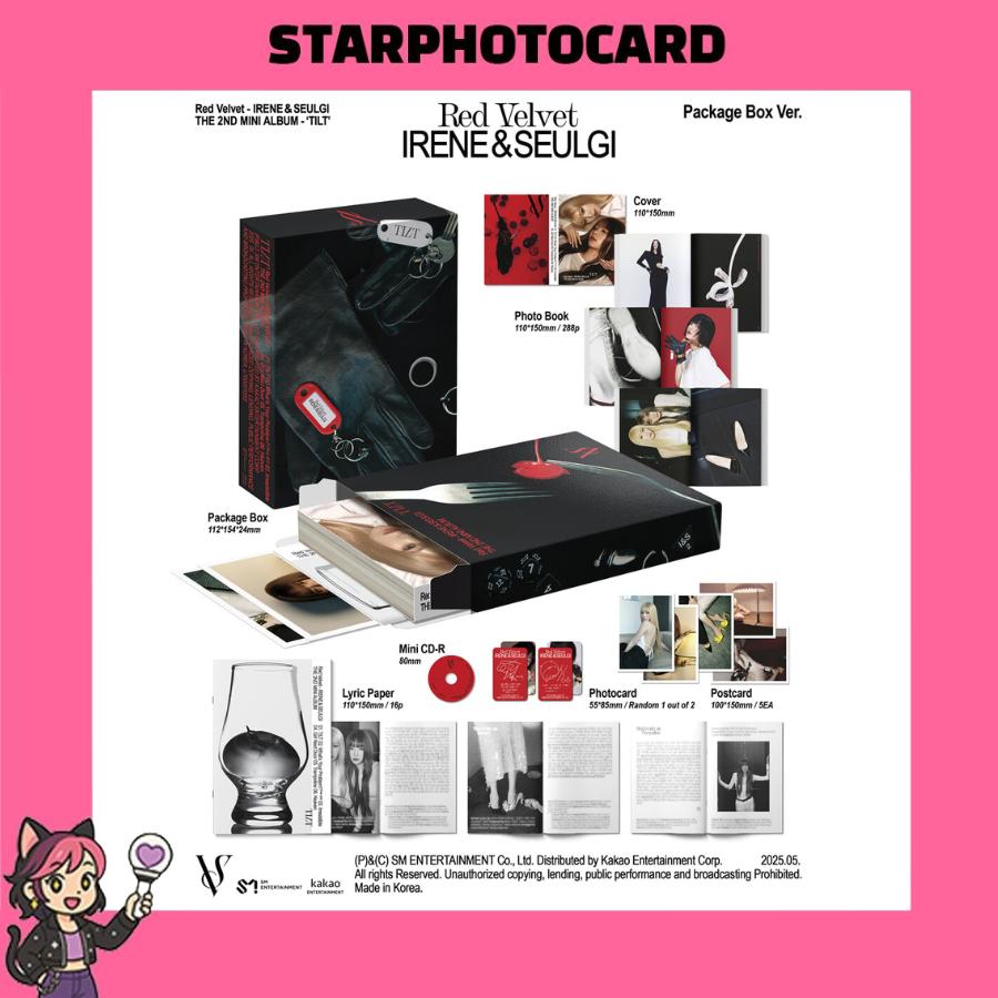 [READY STOCK] Red Velvet - IRENE & SEULGI - 2nd Mini Album: TILT [Package Box Ver.]