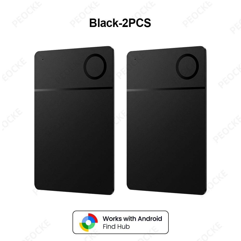 Wireless Rechargeable Wallet Tracker Card With Google Find Hub App GPS Smart Tag Locator For Android Anti Loss Message Reminder