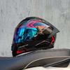 Professional Racing Dual Lens Safety Helmet, Off-road Motorcycle Full Face Protector, Approved by DOT