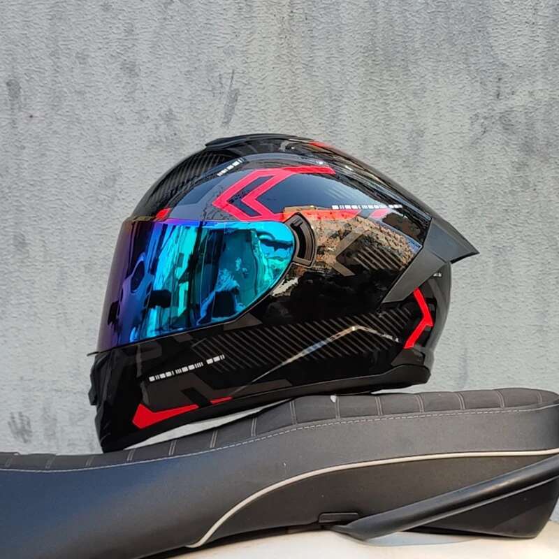 Professional Racing Dual Lens Safety Helmet, Off-road Motorcycle Full Face Protector, Approved by DOT