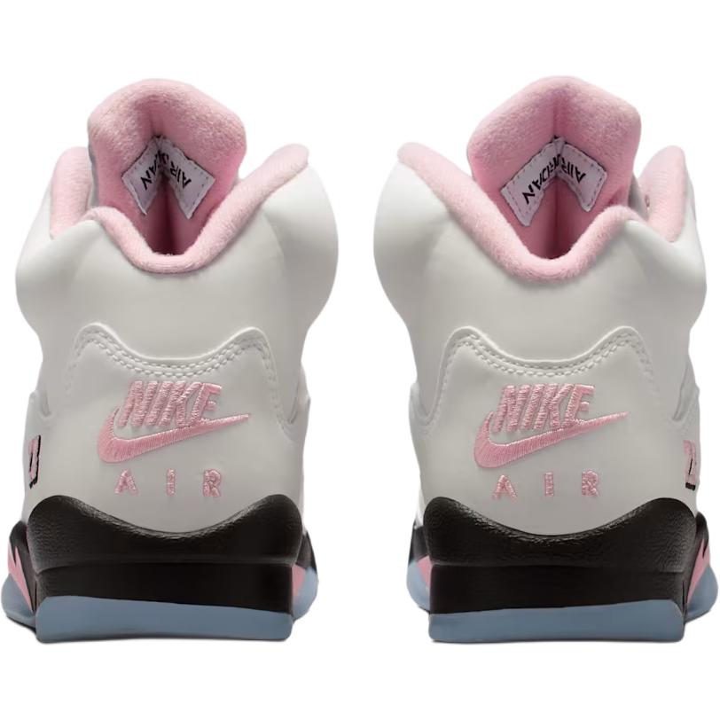 Air Jordan 5 Retro GS Medium Soft Pink Kids Sneakers White Black HQ7980-102