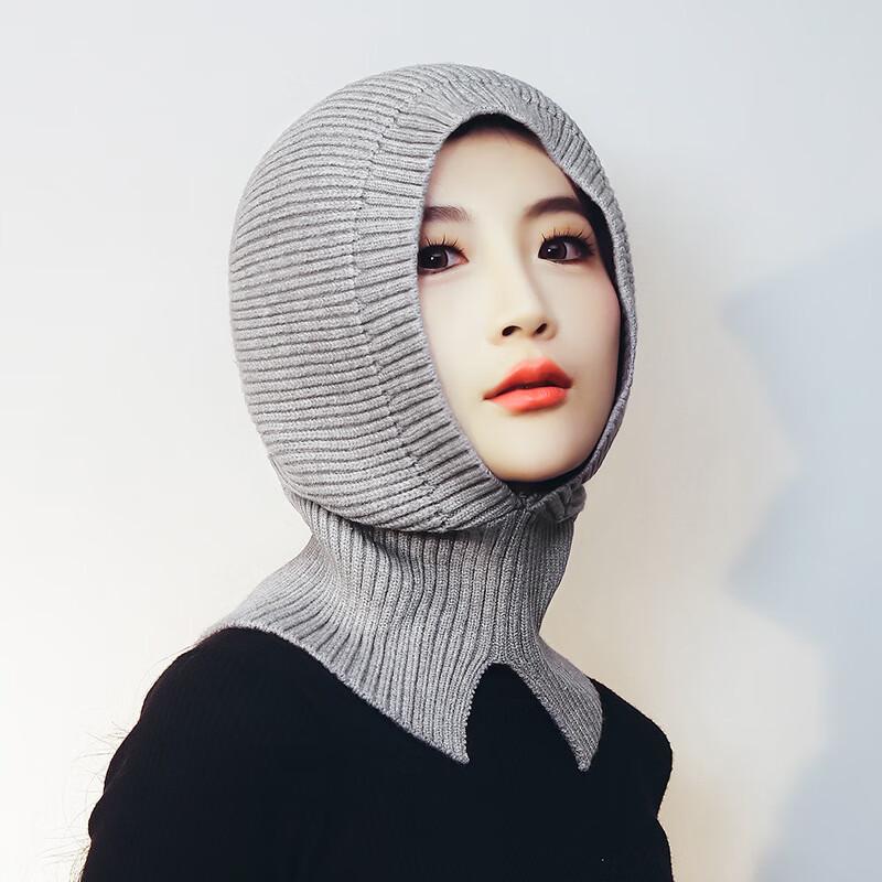 

ZHENYUEQI Зимняя Балаклава с сердечником, Вязаная шапка One Size