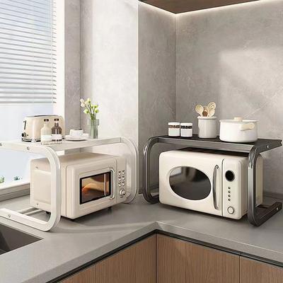 Kitchen Oven Rack Household Multi-Layer Storage Stand Organizer Rack Metal Bracket Large Capacity Microwave Rack