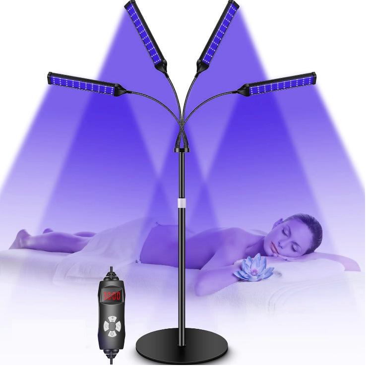 460nm Blue Light Therapy Lamp for Acne Treatment, Skin Repair, and Sunbathing