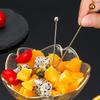 1 Stück Edelstahl Cocktailspieße Obstspieße Wiederverwendbare Drinkspieße Martini-Spieße Zahnstocher für Getränke Küchenzubehör