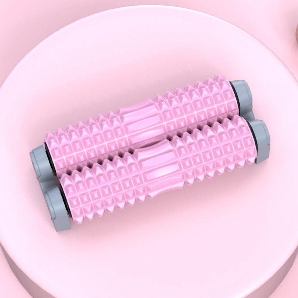 Non-Slip Muscle Relaxation Roller Double Pipe Deep Back Stretching Roller Fitness Training