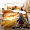 3D Anime Spice and Wolf Bedding Set Single Twin Full Queen King Size Bed Set Adult Kid Bedroom Duvet Cover Sets Home Textiles