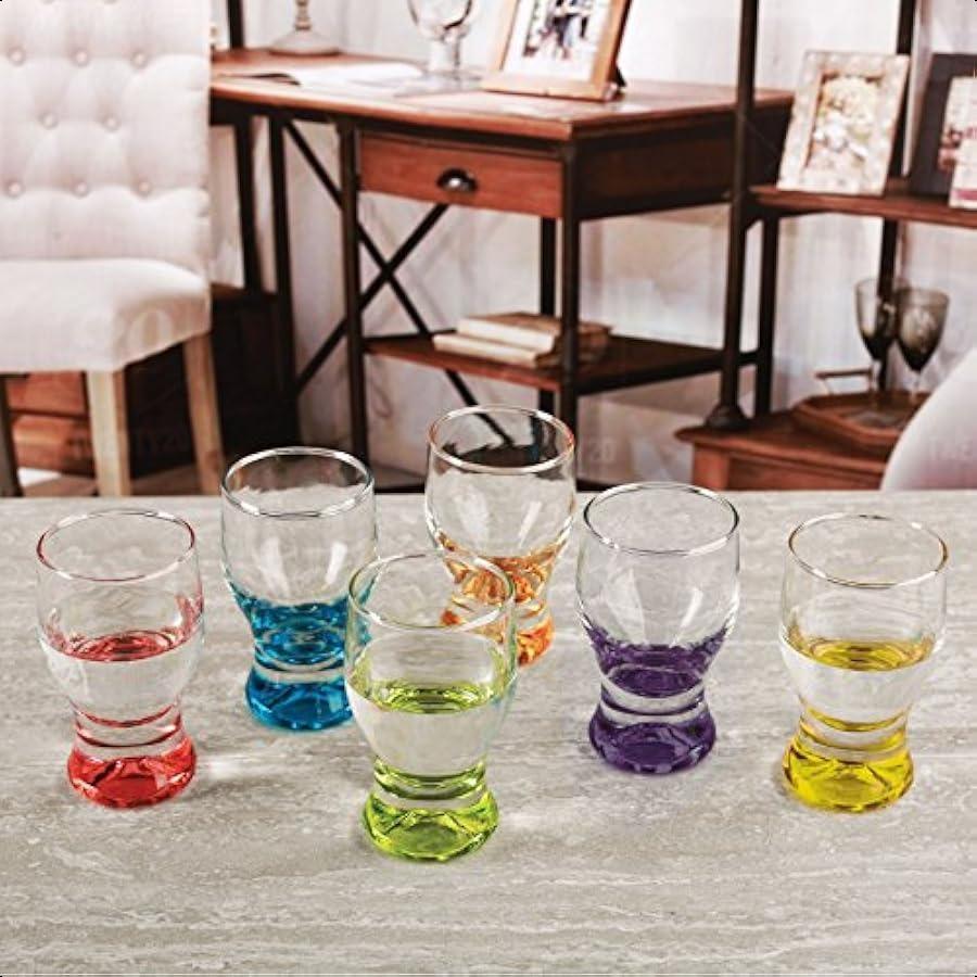 

Набор рюмок из 6 штук, стеклянная посуда с толстым дном, стаканы для питья виски, чашки для водки, бренди, бурбона и ликера, напитков, обеденный декор, подарки United States