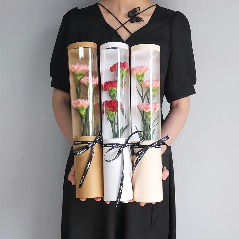 5 Stück/Packung Verpackungsbox Hochzeiten Transparente Hüllen Weihnachtsgeschenke Zeremoniell DIY Dekoration Anlass 43x8CM