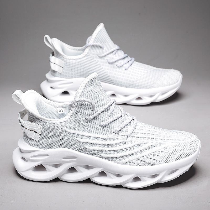 Sports Shoes Men's Fly Woven Mesh, Light Men's Shoes with Fried Dough Twists Soles Sneakers