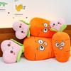 Cute Flower Heart Radish Plush Toy for Girlfriend Birthday Gift Sleeping Pillow Office Cushion Sofa Doll