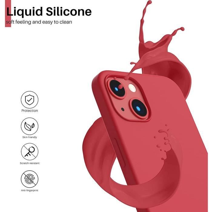 Coque - E.F.CONNECTION - Pour iPhone 14 - Silicone TPU - Protection Antichoc - Souple