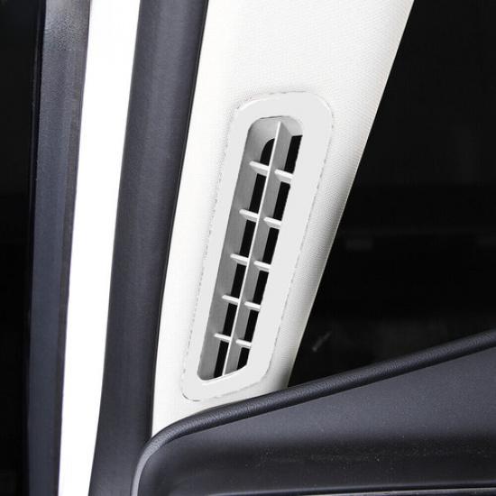 Car Front A Pillar Air Outlet Vent Cover For Ford Explorer -23 Bright White