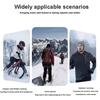 1pc Motorcycle Face Mask Winter Warm Balaclava Motorcycle Half Face Mask Black Warm Fleece Neck Scarf Riding Biker Windproof