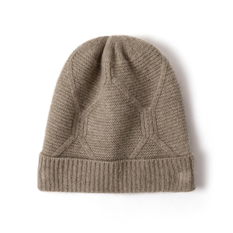 Women s Cashmere Slouchy Knit Hat - Thick, Warm Wool for Autumn/Winter One Size