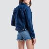 Levis Casual Short Single-Breasted Denim Jacket Women Jackets Dark-Denim 29945-0036