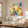Funny SSimpson Tapestry Wall Hanging Tapestry Art Deco Blanket Curtain Hanging At Home Bedroom Living Room Decor
