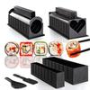 11-Piece DIY Sushi Making Kit: Sushi Mold, Rice Ball Maker, Nori Roll Tool - Popular Kitchen Gadget