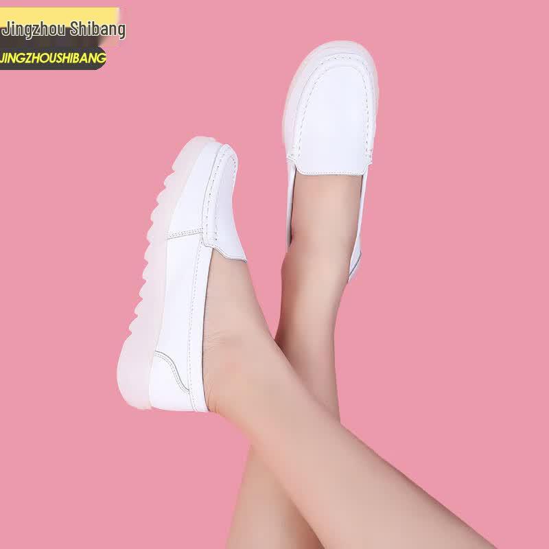 Jingzhou Shibang Women's Winter Warm Soft-Soled Work/Nurse Shoes