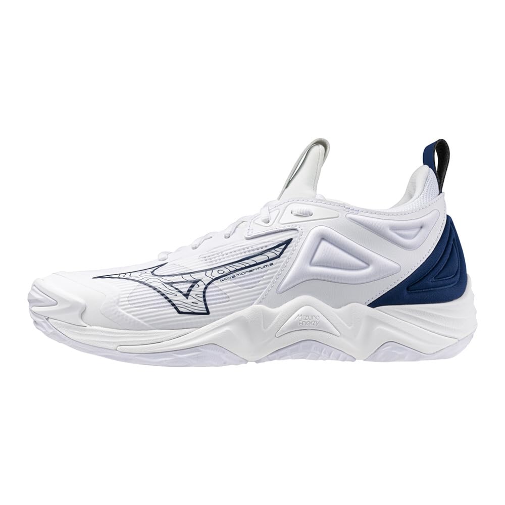 Volleyball Shoes Wave Momentum 3 White X Navy Cm [Mizuno] 30.5 2.5E