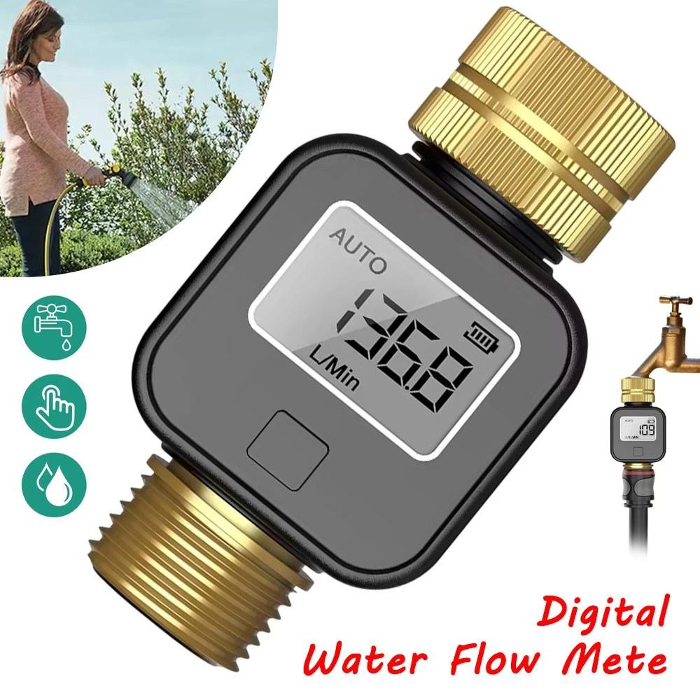 

Electronic Water Metre Waterproof Lcd Display Meter Irrigation Meter Digital Digital Water Meter For Irrigation Garden Water чорний