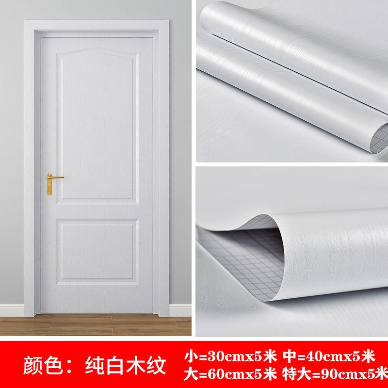 Selbstklebende Holzmaserung Tapete Tür Möbel Kleiderschrank Schrank Renovierungsaufkleber Wasserdicht Heimdekor Abziehen und Aufkleben PVC